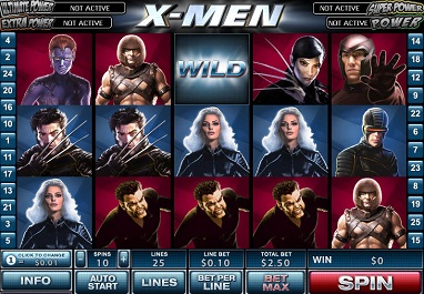 X-Men Slot Machine